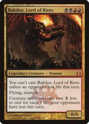 rakdos lord of riots