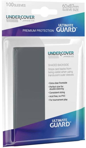 Ultimate Guard Undercover Sleeves Standard Size Card Game (100 Pack)