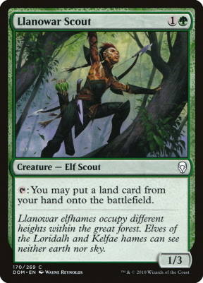 llanowar scout