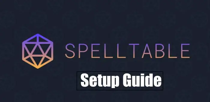 how to setup spelltable feature image