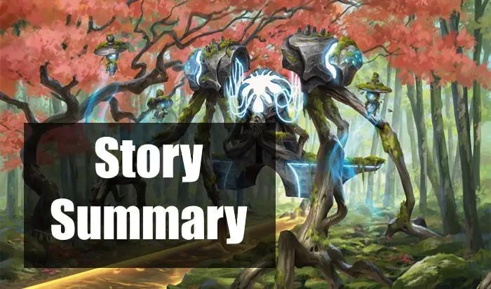 kamigawa neon dynasty story summary feature image