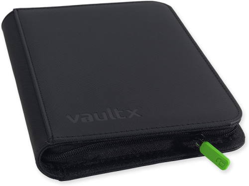 Vault X Premium Exo-Tec® Zip Binder - 4 Pocket Trading Card Album Folder - 160 Side Loading Pocket Binder for TCG