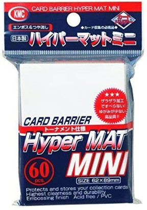 Mini Hyper Sleeves - White (60) by KMC Card Supply