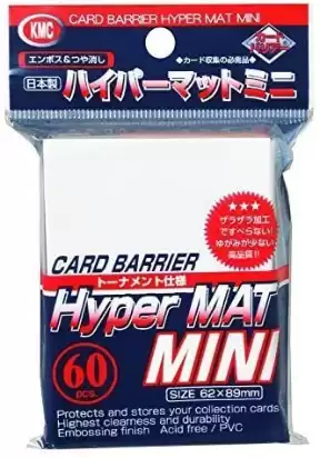 Mini Hyper Sleeves - White (60) by KMC Card Supply