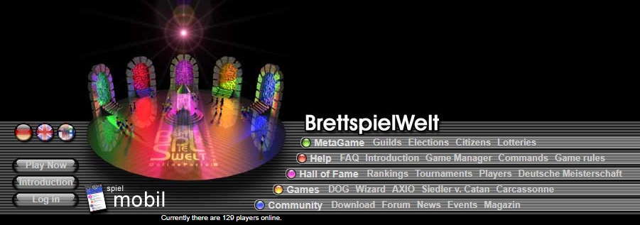 brettspeielwelt homepage