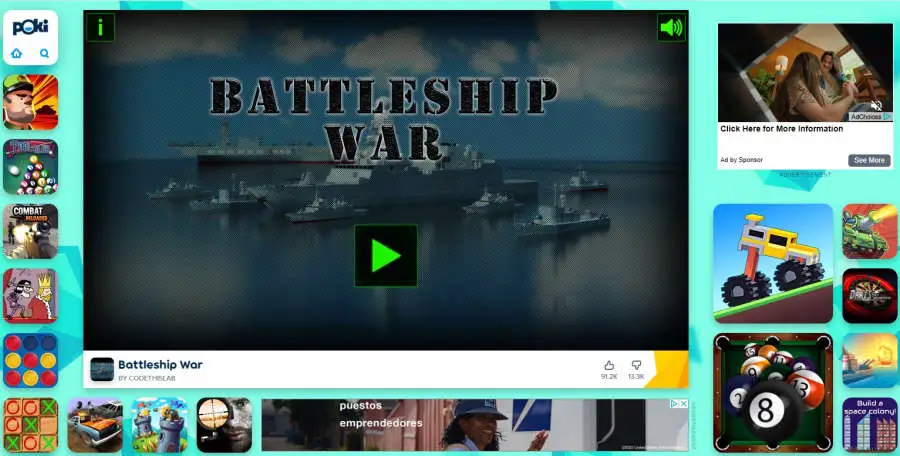 poki battleship