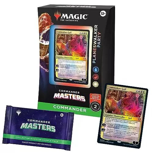 Planeswalker Party (100-Card Deck, 2-Card Collector Booster Sample Pack + Accessories)