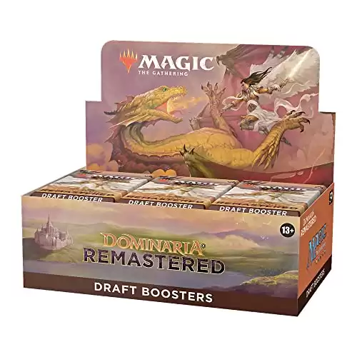 Magic: The Gathering Dominaria Remastered Draft Booster Box | 36 Packs (540 Magic Cards)