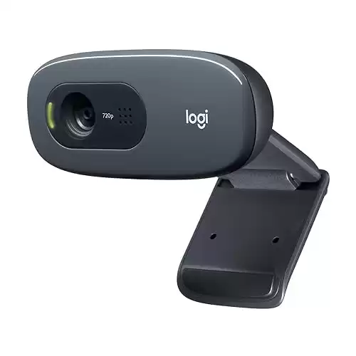 Logitech C270 HD Webcam, HD 720p