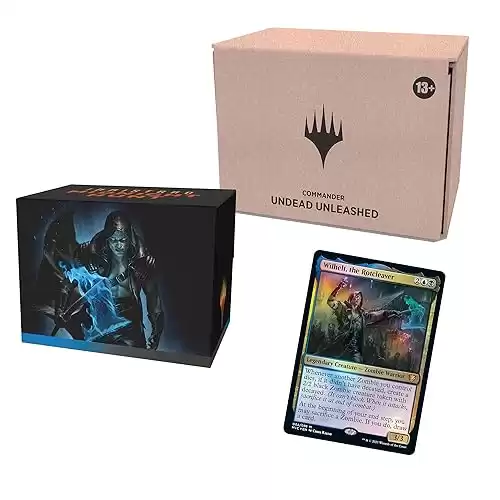 Magic: The Gathering Innistrad: Midnight Hunt Commander Deck – Undead Unleashed (Blue-Black) | Minimal Packaging Version