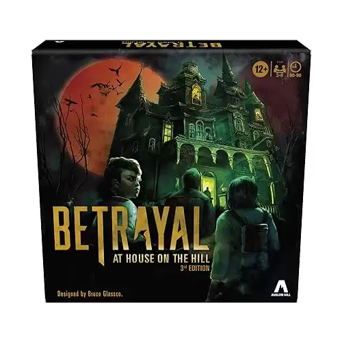 Betrayal at The House on The Hill 3rd Edition, Ages 12 and Up, 3-6 Players,