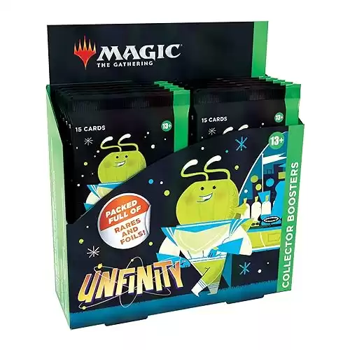 Magic: The Gathering Unfinity Collector Booster Box | 12 Packs + Box Topper (181 Magic Cards)