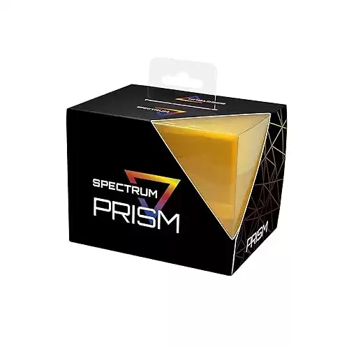 BCW Spectrum Prism Deck Case - Xanthic Yellow