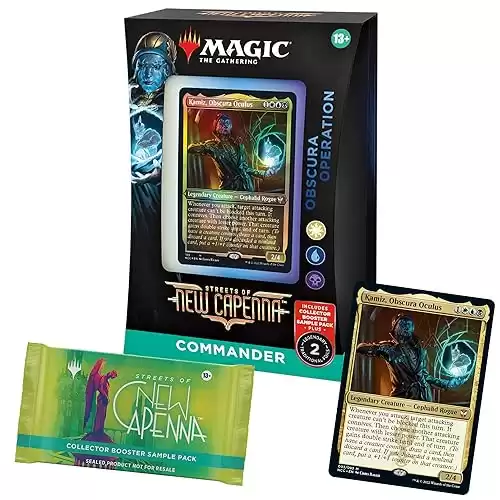 Streets of New Capenna Commander Deck – Obscura Operation + Collector Booster Sample Pack
