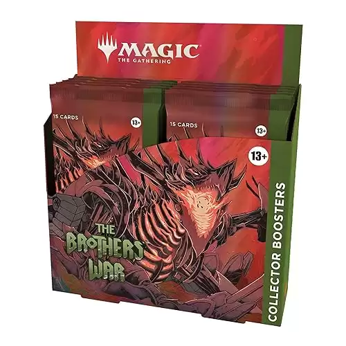 The Brothers’ War Collector Booster Box | 12 Packs (180 Magic Cards)