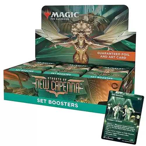Streets of New Capenna Set Booster Box | 30 Packs + 1 Box Topper (361 Magic Cards)