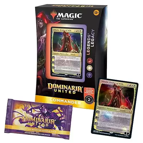 Dominaria United Commander Deck – Legends' Legacy + Collector Booster Sample Pack