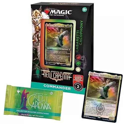 Streets of New Capenna Commander Deck – Cabaretti Cacophony + Collector Booster Sample Pack